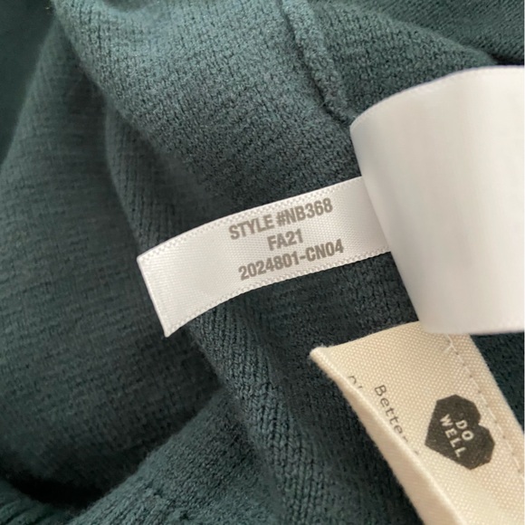 Madewell Miller Cardigan Sweater in Midnight Green - Picture 7 of 7